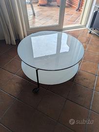 Tavolo da caffè IKEA Strind - Vetro e acciaio