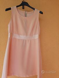 vestito color cipria 