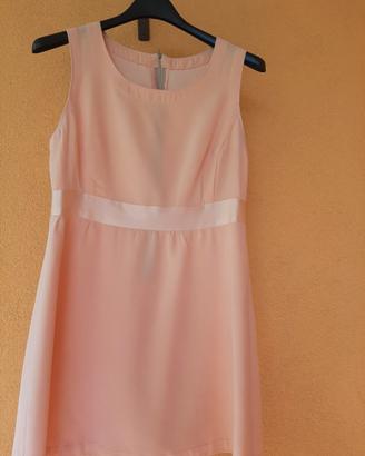 vestito color cipria 