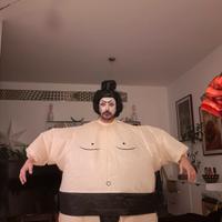 costume di carnevale lottatore di sumo