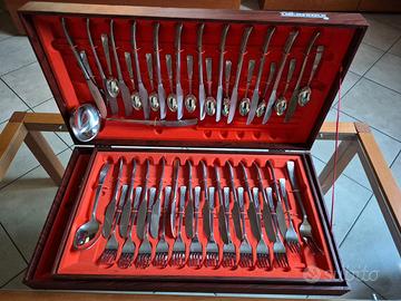 Inoxpran servizio da 12 75 pezzi inox argent