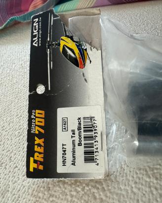 Elicottero tubi coda trex 700