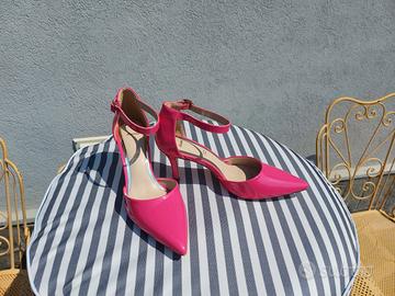 OPEN SHANK FUXIA IN VERNICE  N.38  NUOVE