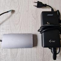 Docking station USB-C +alimentatore 100W PC table