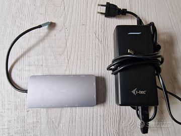 Docking station USB-C +alimentatore 100W PC table