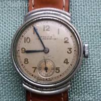 Orologio da polso Moeris acciaio, decò anni '20