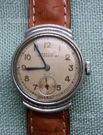 Orologio da polso Moeris acciaio, decò anni '20