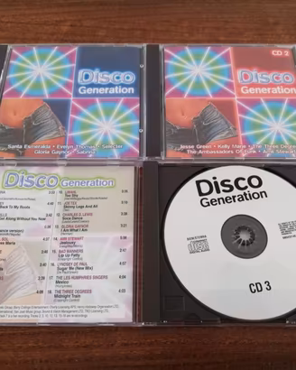 3 CD SET MUSICA DISCOTECA ANNI 70 - 80