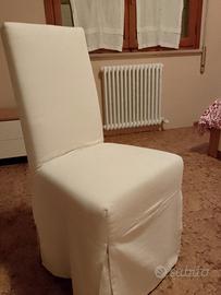 sedia arredamento panna 