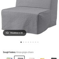 Poltrona letto Ikea LYCKSELE LÖVÅS