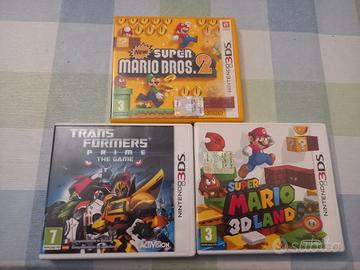 lotto 3 giochi nintendo 3ds in  ITALIANO 