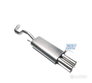 SILENZIATORE DI SCARICO PER VOLKSWAGEN VW POLO 199