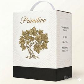 vino Primitivo 12 % vol. (conf. 3 litri)