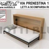 Letto a Scomparsa 1p orizzontale Materasso Omaggio