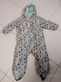 Tuta da neve intera bambino 24 mesi Wedze