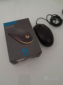 Mouse gaming Logitech G G203 LIGHTSYNC  
