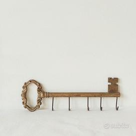 Appendino vintage portachiavi a forma di chiave