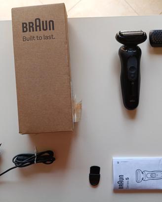 Rasoio elettrico  Braun  serie 5 usato pochissimo 