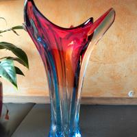 Vaso vintage anni '60 in vetro di murano