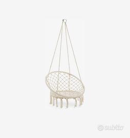 Poltrona pensile NITTEDAL Ø80 cm color avorio