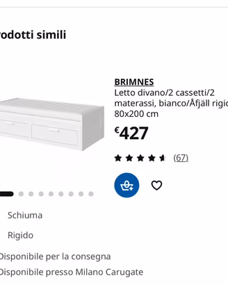 Letto divano Ikea 2 posti