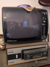 TV Hantarex K12 CRT vintage italiano – anni ’70