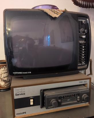 TV Hantarex K12 CRT vintage italiano – anni ’70