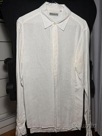 Camicia Bianca in Lino Tg. XS/38