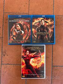 HUNGER GAMES - 3 Film Blu-ray/DVD Originali