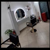 Consol di ingresso con specchio con Led incorporat