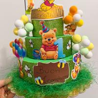 Torta Winnie the Pooh scenografica