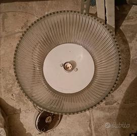 coppia di lampadari in vetro