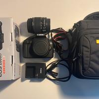 Canon 2000d + obiettivo + custodia