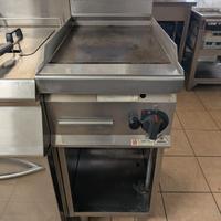 fry top piastra liscia acciaio berto's a gas