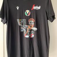 T Shirt nera VIrtus Pallacanestro 1 Mannion tg L