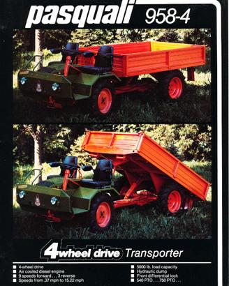 Motoagricola trattore