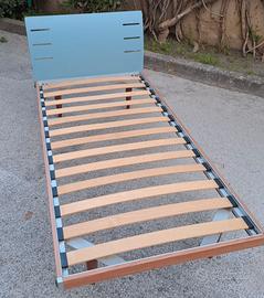 LETTO SINGOLO COLOMBINI 90X190 CON RETE A DOGHE