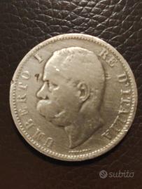 moneta antica da 10 centesimi del 1894