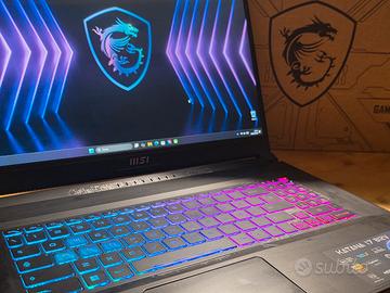 MSI KATANA 17 B12V 1TB geforce RTX4070x8GB