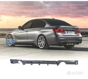 DIFFUSORE BMW F30 F31 LOOK M PERFORMANCE NERO LUCI