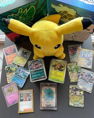 5) Lotto Carte Pokemon NO DOPPIE+5 Ex+Fuoriserie