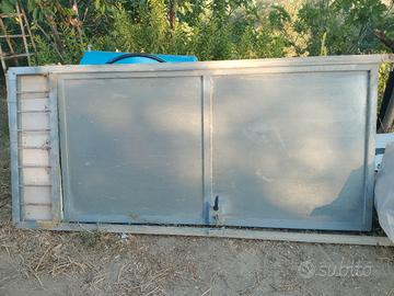 porta in ferro zincato per esterni 
