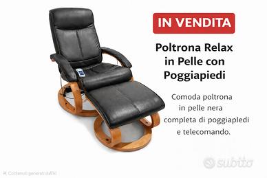 Poltrona massaggiante 