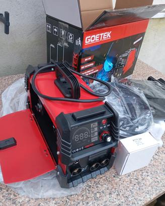 saldatrice a gas filo continuo triplice funzione 