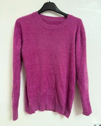 Maglietta morbida fucsia