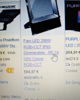 FARO LED RGB 500 W A T T