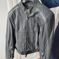 Giubbotto pelle moto Spyke