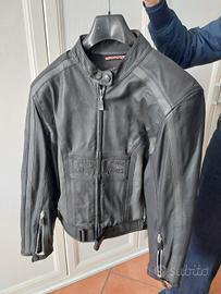 Giubbotto pelle moto Spyke