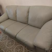 Splendido divano letto in pelle 