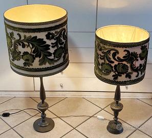 Coppia di Lampade da Tavolo vintage anni 60-70